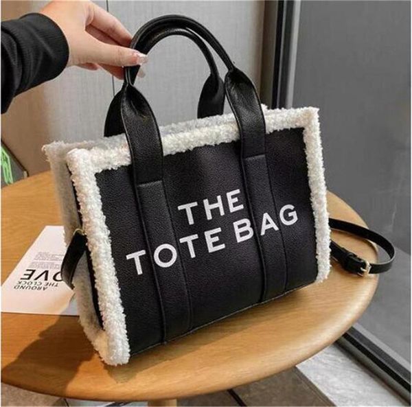 tote bag for women winter designer lamb wool pu fashion letters handbags women's luxury shoulder crossbody bags handbag totes, Red;black
tote bag for women winter designer lamb wool pu fashion letters handbags women's luxury shoulder crossbody bags handbag totes, Red;black