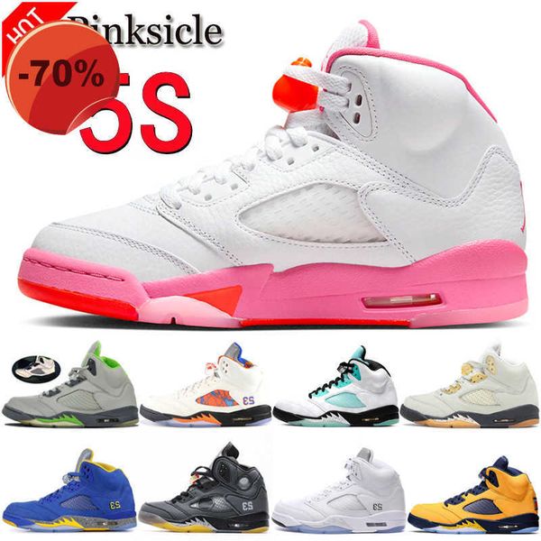 pinksicle jumpman 5s men women basketball shoes jade horizon metallic michigan suede blue unc white cement oregon ducks sport trainer, Black
pinksicle jumpman 5s men women basketball shoes jade horizon metallic michigan suede blue unc white cement oregon ducks sport trainer, Black