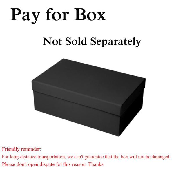 pay for shoe box. the box cannot be purchased separately. please purchase it together with shoes. because logistics company will charge extr, White;pink
pay for shoe box. the box cannot be purchased separately. please purchase it together with shoes. because logistics company will charge extr, White;pink