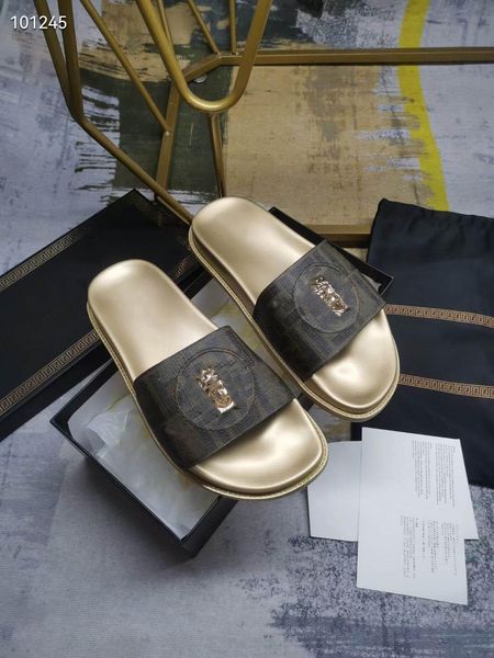 fendace designer luxury womens exclusive slide womens new sandals flip flops gold sole with box, Black
fendace designer luxury womens exclusive slide womens new sandals flip flops gold sole with box, Black