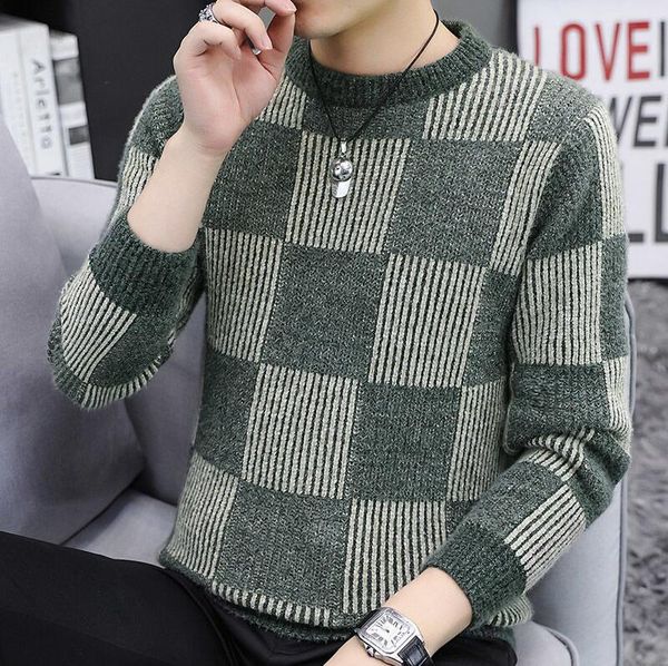 men's sweaters new brand luxury knit sweaters wool striped o-neck men clothing classic pullover homme casual jumper, White;black
men's sweaters new brand luxury knit sweaters wool striped o-neck men clothing classic pullover homme casual jumper, White;black