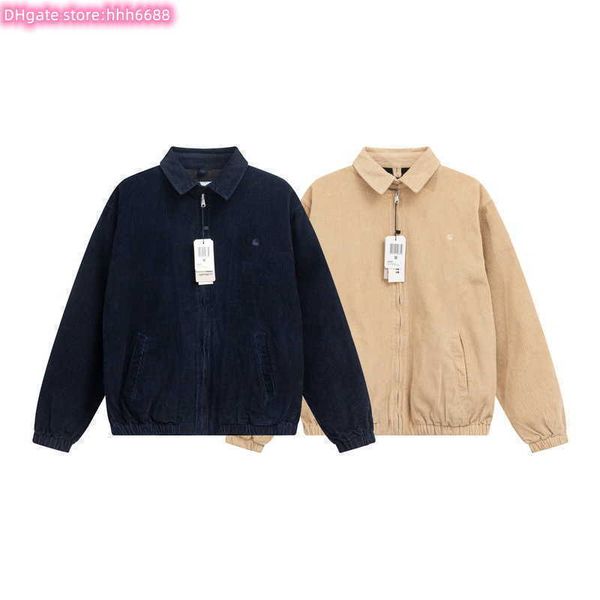 5g51 men's jackets autumn winter new fashion north american brand carhart small invisible embroidery corduroy military dress street cou, Black;brown
5g51 men's jackets autumn winter new fashion north american brand carhart small invisible embroidery corduroy military dress street cou, Black;brown