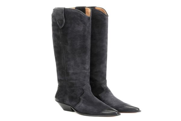 lady cowskin suede leather square chunky 5cm med heels knee boots pleated women martin knight cowboy booties pillage toes short pl4257254, Black
lady cowskin suede leather square chunky 5cm med heels knee boots pleated women martin knight cowboy booties pillage toes short pl4257254, Black