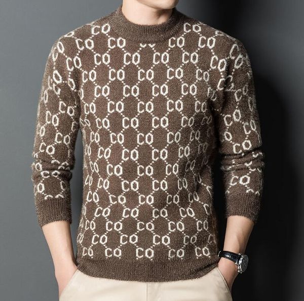 men's sweater leopard pattern new trendy ferret thickening male pullovers fashion embroidery base luxury brand sweaters, White;black
men's sweater leopard pattern new trendy ferret thickening male pullovers fashion embroidery base luxury brand sweaters, White;black