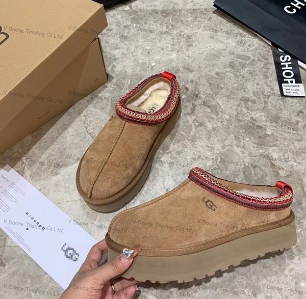 tasman slippers chestnut fur slides sheepskin shearling tazz classic mules women men ultra mini platform boot slip-on shoes suede upper comf, Black
tasman slippers chestnut fur slides sheepskin shearling tazz classic mules women men ultra mini platform boot slip-on shoes suede upper comf, Black
