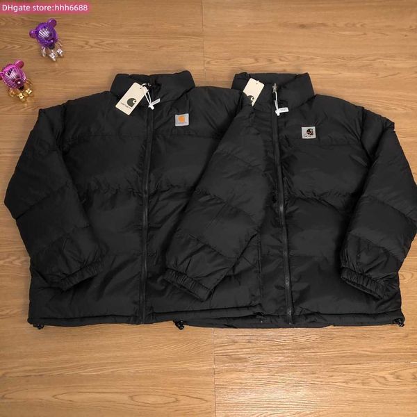 4vy0 men's down jacket parka autumn and winter new fashion north american brand carhart stand collar windproof simple cotton padded war, Black
4vy0 men's down jacket parka autumn and winter new fashion north american brand carhart stand collar windproof simple cotton padded war, Black
