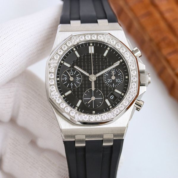 women watch automatic mechanical movement watches 37mm case with diamonds lady business wristwatches montre de luxe, Slivery;brown
women watch automatic mechanical movement watches 37mm case with diamonds lady business wristwatches montre de luxe, Slivery;brown