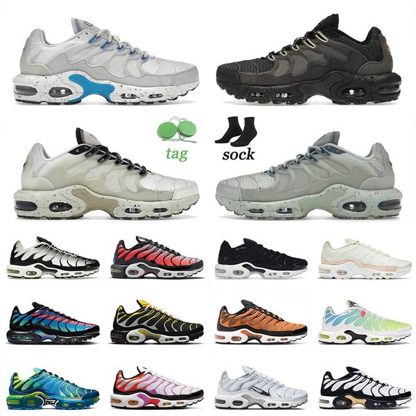 2023 arrival sports tn plus running shoes big size 12 mint green tns terrascape gum social fc black white oreo men women trainers sneakers e
2023 arrival sports tn plus running shoes big size 12 mint green tns terrascape gum social fc black white oreo men women trainers sneakers e