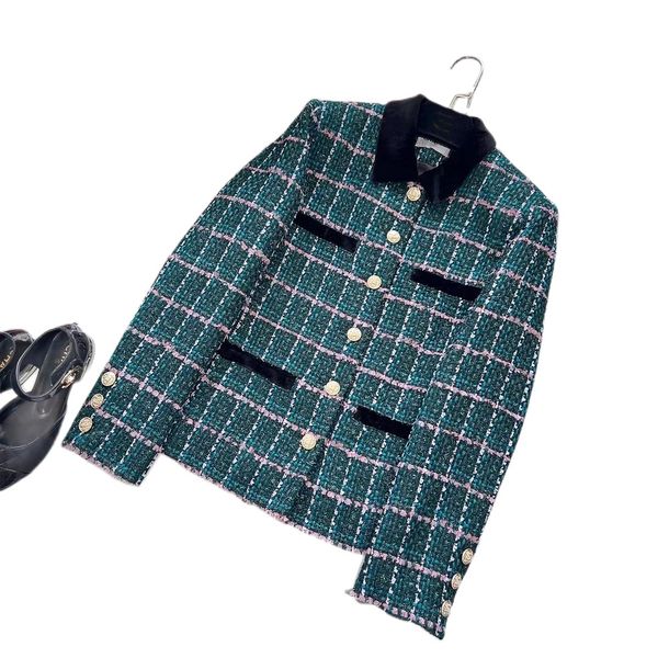women's outerwear & coatsnew color contrast fashion slim velvet lapel plaid, Black;brown
women's outerwear & coatsnew color contrast fashion slim velvet lapel plaid, Black;brown