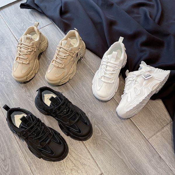 daddy shoes women's 2022 spring new korean version ins thick soled shoes student casual sponge cake sneakers running board shoes, Black
daddy shoes women's 2022 spring new korean version ins thick soled shoes student casual sponge cake sneakers running board shoes, Black