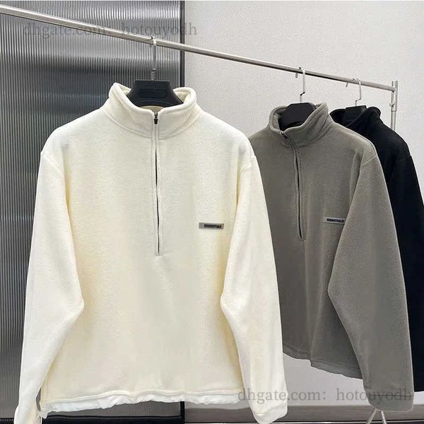 esse2 men and women sweatshirt polar fleece half zipper hoodies fashion high street hip hop black white keep warm coat
esse2 men and women sweatshirt polar fleece half zipper hoodies fashion high street hip hop black white keep warm coat