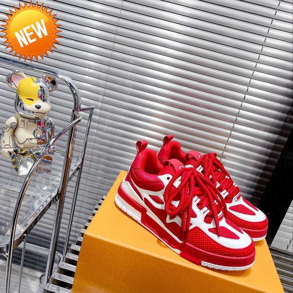 2022 designer skate sneaker virgil casual shoes calfskin leather abloh black white green red blue leather overlays
2022 designer skate sneaker virgil casual shoes calfskin leather abloh black white green red blue leather overlays
