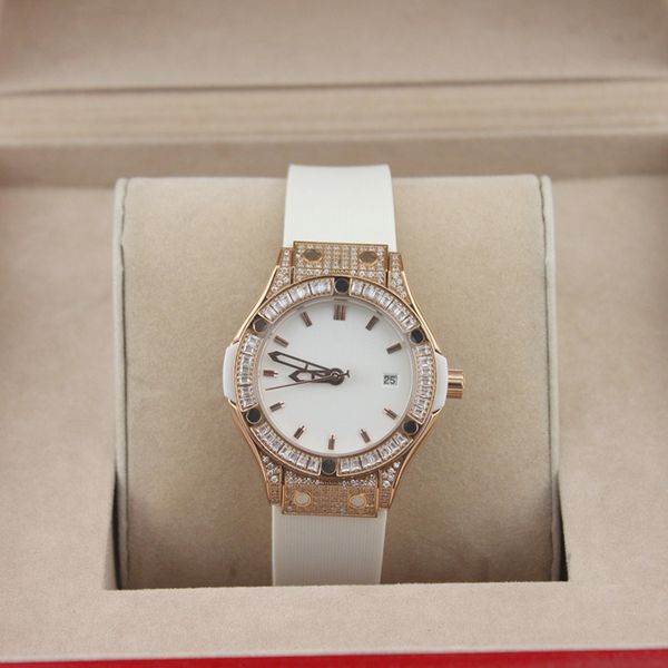 luxury popular women's watch full diamond rose gold silica gel band fashion watch calendar 41mm, Slivery;brown
luxury popular women's watch full diamond rose gold silica gel band fashion watch calendar 41mm, Slivery;brown