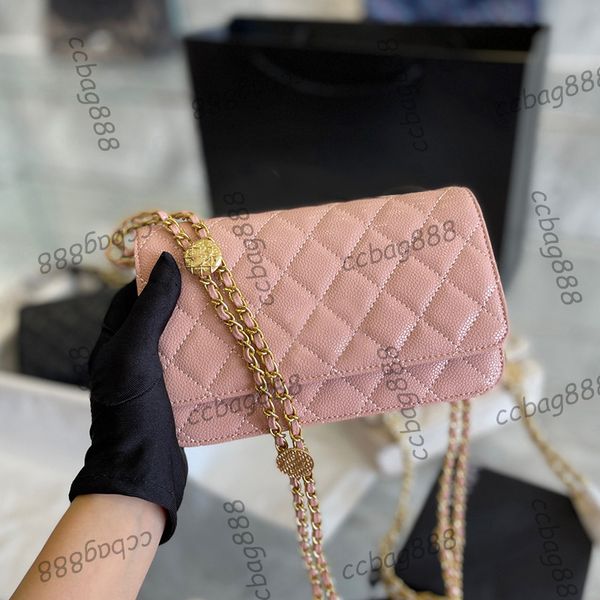 22a f/w classic mini flap quilted coin wallet bags with gold metal chain caviar leather wallet crossbody shoulder purse multi pochette card, Red;black
22a f/w classic mini flap quilted coin wallet bags with gold metal chain caviar leather wallet crossbody shoulder purse multi pochette card, Red;black