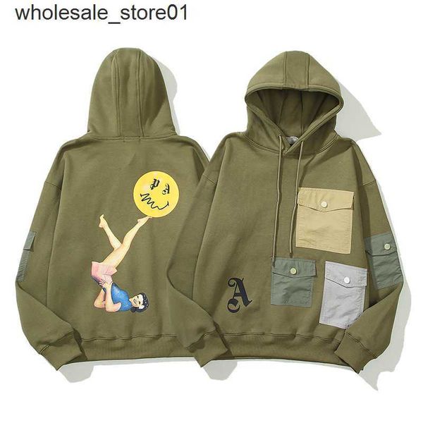 men's hoodies designer sweatshirts winter new pocket fashion brand streetwear loose hoodie, Black
men's hoodies designer sweatshirts winter new pocket fashion brand streetwear loose hoodie, Black