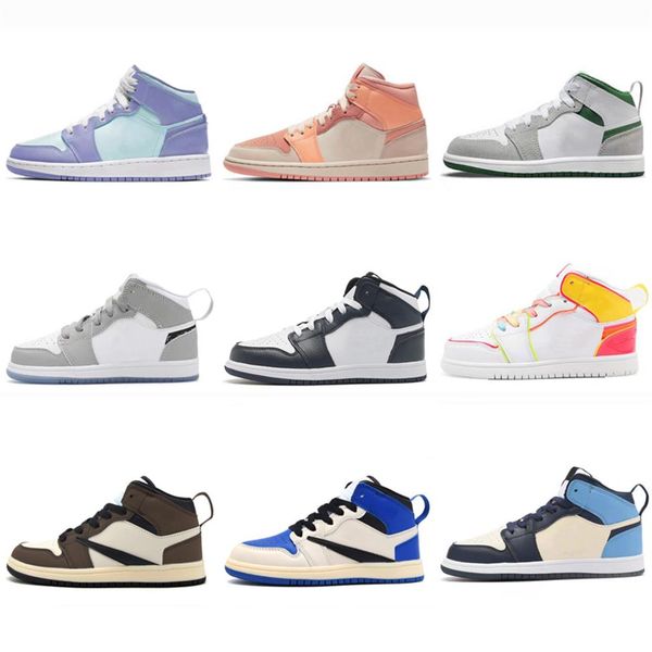 children 1s basketball shoes sneakers for boys girls 1 infrared high og obsian unc light smoke grey pink quartz dark mocha shadow 2980, Black;red
children 1s basketball shoes sneakers for boys girls 1 infrared high og obsian unc light smoke grey pink quartz dark mocha shadow 2980, Black;red