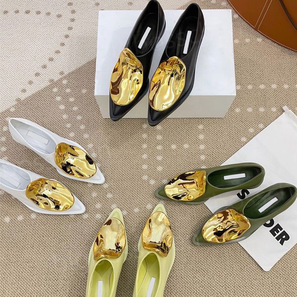 new formal shoes women's high heels sander designer fashion casual leather pointed metal buckle low heel set toe black white army green
new formal shoes women's high heels sander designer fashion casual leather pointed metal buckle low heel set toe black white army green
