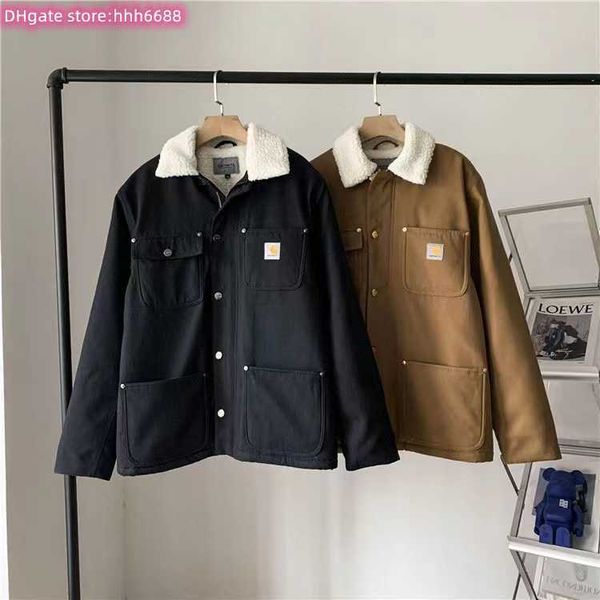 qkbl men's jackets autumn winter new fashion north american brand carhart lapel cashmere cotton tooling style big pocket wip michigan, Black;brown
qkbl men's jackets autumn winter new fashion north american brand carhart lapel cashmere cotton tooling style big pocket wip michigan, Black;brown