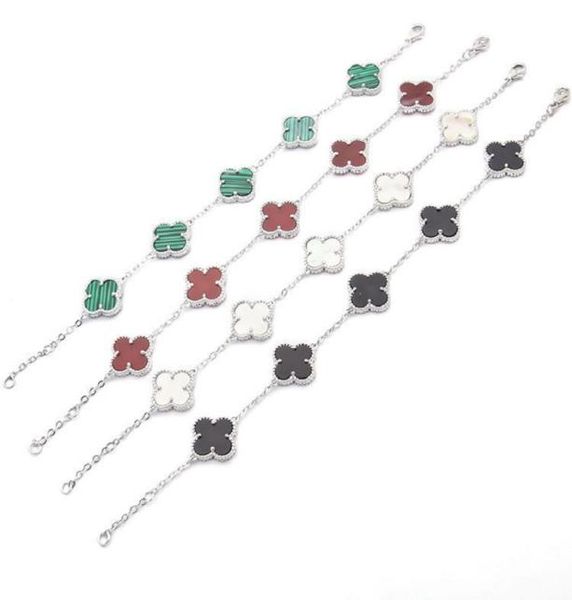 fashion womens luxury designer chain bracelet fourleaf clover cleef bracelets 18k gold bracelets8388972, Black
fashion womens luxury designer chain bracelet fourleaf clover cleef bracelets 18k gold bracelets8388972, Black