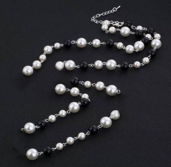 paris lady jewelry necklace black white pearl rhinestone pendant necklace elegant women sweater chain fashion jewelrys clavicle ch1271721, Silver
paris lady jewelry necklace black white pearl rhinestone pendant necklace elegant women sweater chain fashion jewelrys clavicle ch1271721, Silver