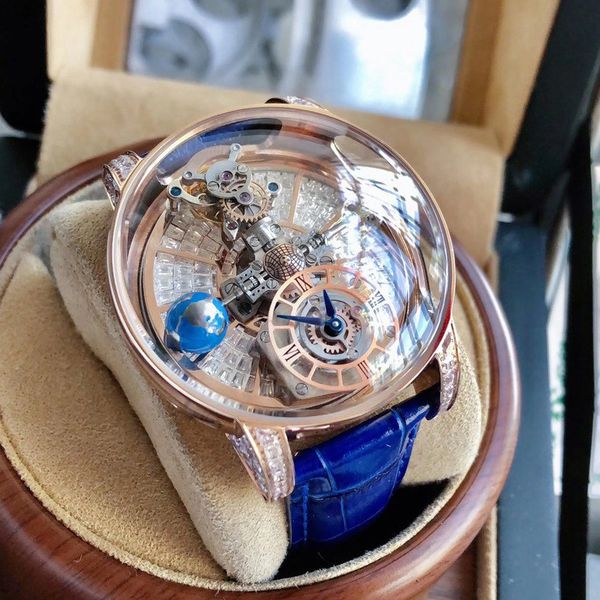 rose gold case transparent skeleton watch jacb fly wheels silver case blue leather strap mens automatic eta movement luxury sapphire glass w, Slivery;brown
rose gold case transparent skeleton watch jacb fly wheels silver case blue leather strap mens automatic eta movement luxury sapphire glass w, Slivery;brown