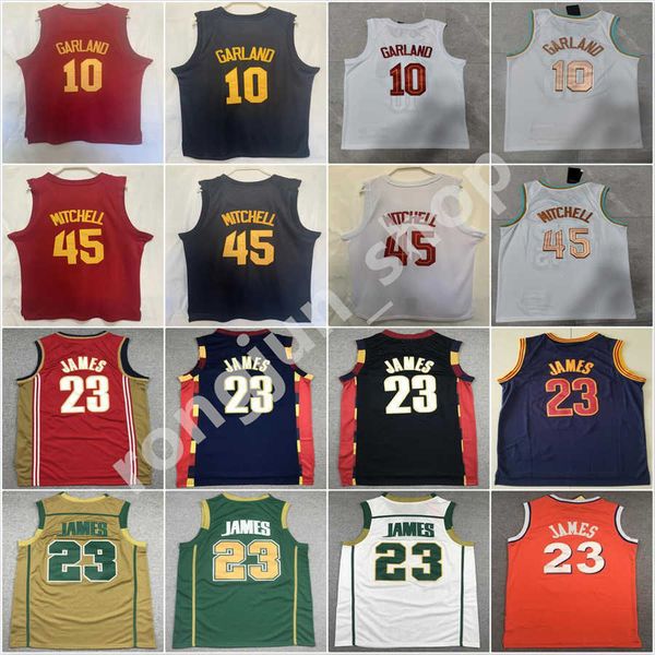 2022-23 basketball donovan 45 mitchell darius 10 garland jersey retro 23 james stitched and embroidery blue white black green mens shirts, Black;red
2022-23 basketball donovan 45 mitchell darius 10 garland jersey retro 23 james stitched and embroidery blue white black green mens shirts, Black;red