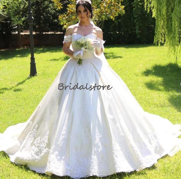 off shoulder ball gown wedding dresses 2023 sweep train vintage satin lace garden country bridal dresses korean vestido de novia plus size n, White
off shoulder ball gown wedding dresses 2023 sweep train vintage satin lace garden country bridal dresses korean vestido de novia plus size n, White