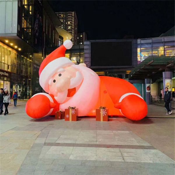 factory price santa claus led lighted inflatable christmas santas and present with gift bag to door included blower
factory price santa claus led lighted inflatable christmas santas and present with gift bag to door included blower