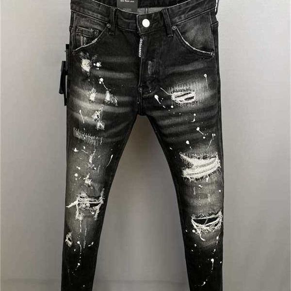 2023 new arrivals mens luxury designer denim jeans holes trousers coolguy biker pants, Blue
2023 new arrivals mens luxury designer denim jeans holes trousers coolguy biker pants, Blue