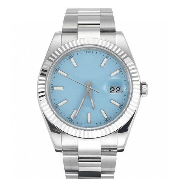 mens watch for man watches datejust 41mm ice blue dial oyster bracelet 904l steel men wristwatch automatic mechanical movement waterproof sa, Slivery;brown
mens watch for man watches datejust 41mm ice blue dial oyster bracelet 904l steel men wristwatch automatic mechanical movement waterproof sa, Slivery;brown