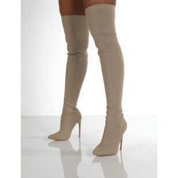 boots party fashion suede leather shoe over the knee heels stretch flock winter high botas 221213, Black
boots party fashion suede leather shoe over the knee heels stretch flock winter high botas 221213, Black