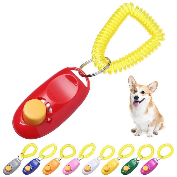 dog button clicker pet sound trainer with wrist band click training tool aid guide pets dogs supplies 11 colors 100pcs xh1216yfa
dog button clicker pet sound trainer with wrist band click training tool aid guide pets dogs supplies 11 colors 100pcs xh1216yfa