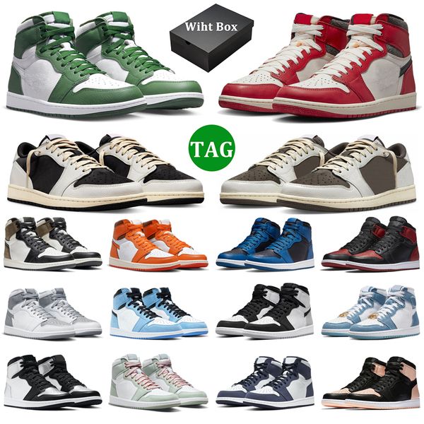 2023 with box 1 retro high basketball shoes 1s men women chicago lost and found reverse mocha olive patent bred starfish taxi gorge green, Black
2023 with box 1 retro high basketball shoes 1s men women chicago lost and found reverse mocha olive patent bred starfish taxi gorge green, Black