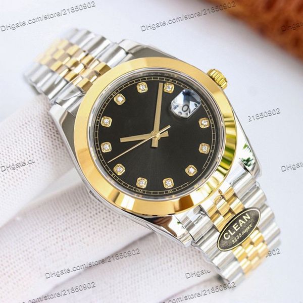 lead watch for man watchs mens wristwatch lady datejust 36mm 3235 movement jubilee bracelet gold case diamond dial black waterproof date jus, Slivery;brown
lead watch for man watchs mens wristwatch lady datejust 36mm 3235 movement jubilee bracelet gold case diamond dial black waterproof date jus, Slivery;brown