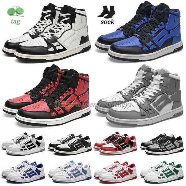 high aiviiri quality skeleton casual shoe man woman black and white red skel trainer patent leather midnight navy blue llight grey designer
high aiviiri quality skeleton casual shoe man woman black and white red skel trainer patent leather midnight navy blue llight grey designer