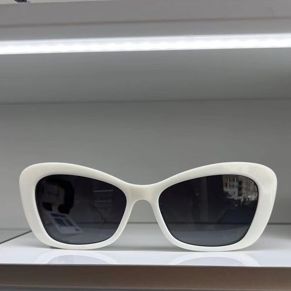 white grey cat eye sunglasses for women summer shades occhiali da sole fashion outdoor uv400 shades eyewear with box, White;black
white grey cat eye sunglasses for women summer shades occhiali da sole fashion outdoor uv400 shades eyewear with box, White;black