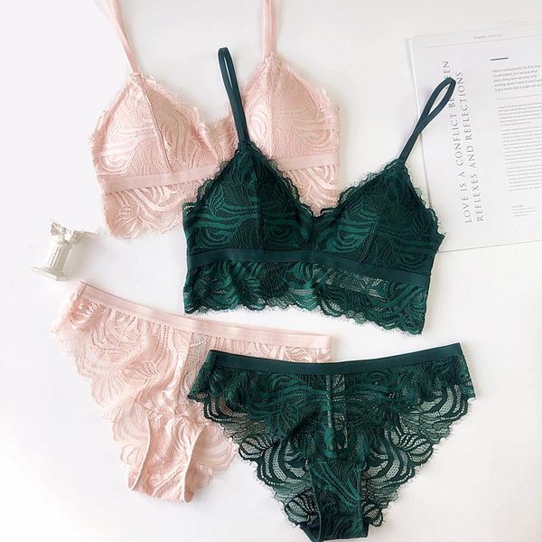 bras sets embroidery green lace bralette underwear women bra wire transparent ultrathin lingerie set, Red;black
bras sets embroidery green lace bralette underwear women bra wire transparent ultrathin lingerie set, Red;black