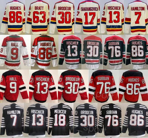men reverse retro hockey 18 dawson mercer jerseys 9 taylor hall 30 martin brodeur 13 nico hischier 76 pk subban 7 dougie hamilton 86 jack hu, Black;red
men reverse retro hockey 18 dawson mercer jerseys 9 taylor hall 30 martin brodeur 13 nico hischier 76 pk subban 7 dougie hamilton 86 jack hu, Black;red