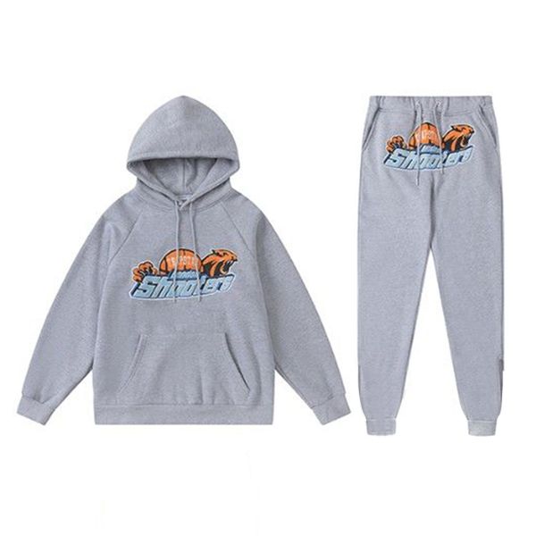 tracksuit men clothing men's set tracksuits trap star shooter sportswear hoodie trousers piece suit fashion hip hop streetwear brand u6, Gray
tracksuit men clothing men's set tracksuits trap star shooter sportswear hoodie trousers piece suit fashion hip hop streetwear brand u6, Gray