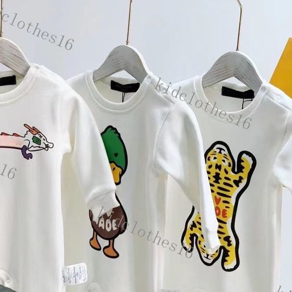 luxury designer rompers rompers for juniors retail wholesale newborn baby onesies cotton thin one-piece bodysuits toddle infant kids clothes, Blue