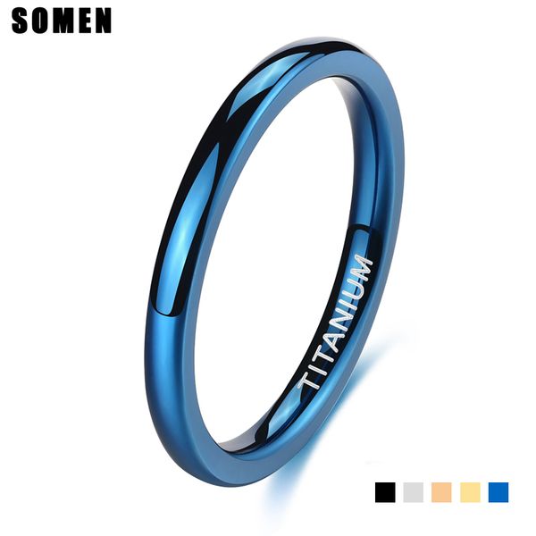 somen 2mm rings for women blue slim titanium ring female engagement wedding band male fashion jewelry bague homme anillos mujer, Silver
somen 2mm rings for women blue slim titanium ring female engagement wedding band male fashion jewelry bague homme anillos mujer, Silver