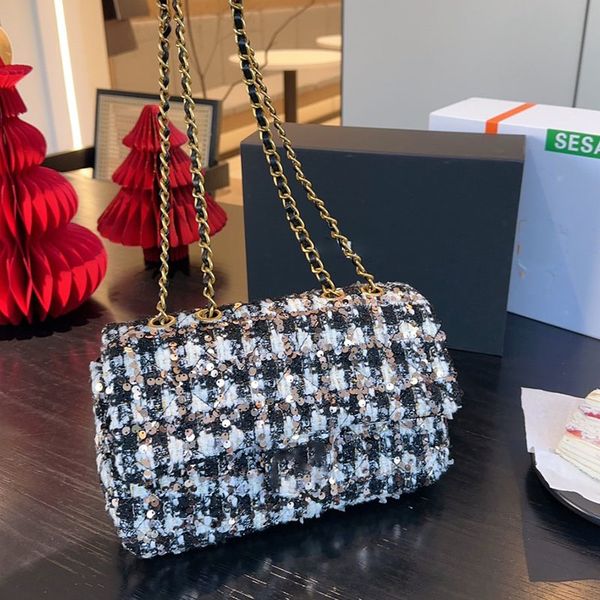 fashion women sequins classic flap shoulder bag quilted retro luxury versatile designer crossbody handbag wallet suitcases clutch multi poch
fashion women sequins classic flap shoulder bag quilted retro luxury versatile designer crossbody handbag wallet suitcases clutch multi poch