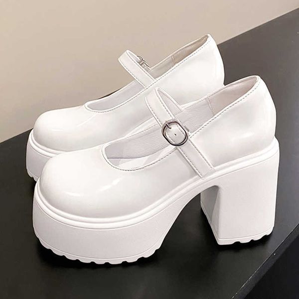 dress shoes rimocy chunky platform mary jane women patent leather high heels pumps woman sweet thick heel party female 221213, Black
dress shoes rimocy chunky platform mary jane women patent leather high heels pumps woman sweet thick heel party female 221213, Black
