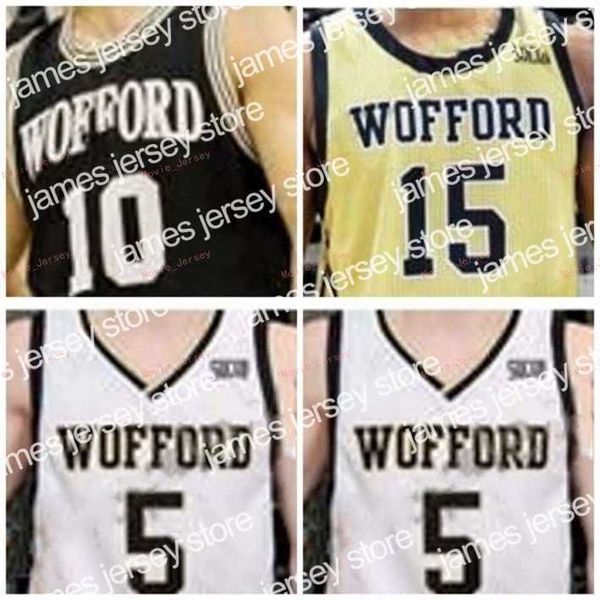 college basketball wears nik1 stitched custom 14 drew cottrell 15 trevor stumpe 21 tray hollowell 24 keve aluma wofford terriers college men, Black
college basketball wears nik1 stitched custom 14 drew cottrell 15 trevor stumpe 21 tray hollowell 24 keve aluma wofford terriers college men, Black