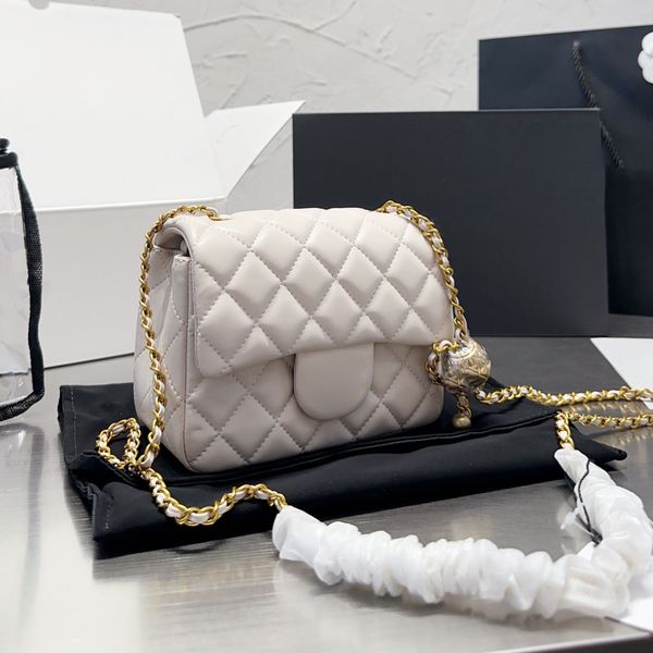 classic mini lambskin quilted bags with crush ball designer metal hardware turnbuckle chain crossbody shoulder wallets french luxury handbag
classic mini lambskin quilted bags with crush ball designer metal hardware turnbuckle chain crossbody shoulder wallets french luxury handbag