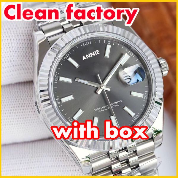 cf clean factory luxury classic watch for men fashion watches 3235 mechanical automatic wristwatch 904l stainless steel strap montre de luxe, Slivery;brown
cf clean factory luxury classic watch for men fashion watches 3235 mechanical automatic wristwatch 904l stainless steel strap montre de luxe, Slivery;brown