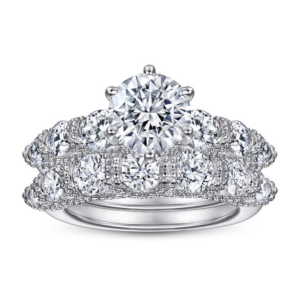 wedding accessories pure silver flower engagement rings 2pcs/set fadeless couple round diamonds birdal ring proposal ring no fading ladies j, White
wedding accessories pure silver flower engagement rings 2pcs/set fadeless couple round diamonds birdal ring proposal ring no fading ladies j, White