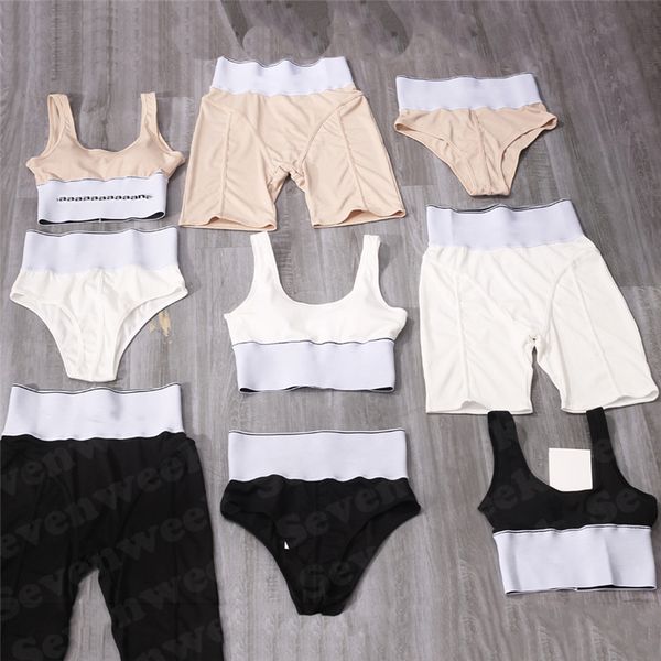 brands womens bra tanks briefs 3pcs set yoga clothes high waist shorts elastic webbing sports vest for female, Black;white
brands womens bra tanks briefs 3pcs set yoga clothes high waist shorts elastic webbing sports vest for female, Black;white