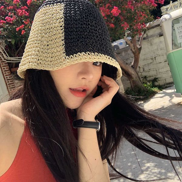 beanie/skull caps patchwork women's beach 2022 bucket hat women summer beach outing straw women fisherman ladies sunshade t221201, Blue;gray
beanie/skull caps patchwork women's beach 2022 bucket hat women summer beach outing straw women fisherman ladies sunshade t221201, Blue;gray