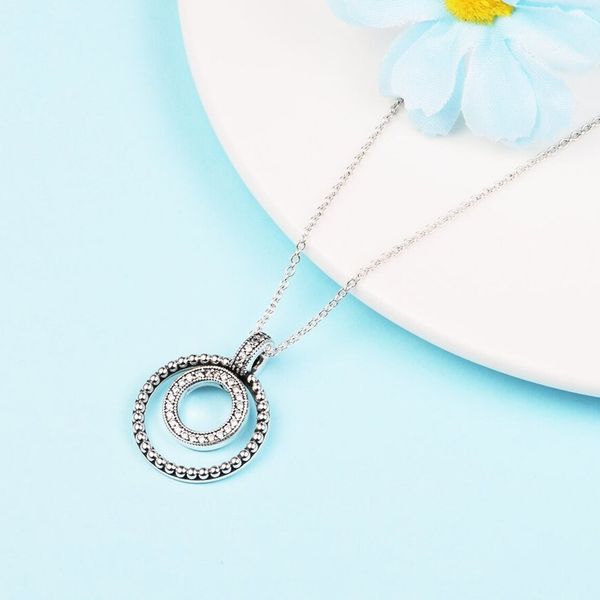 925 sterling silver signature pave & beads pendant necklace fits european pandora style jewelry necklace
925 sterling silver signature pave & beads pendant necklace fits european pandora style jewelry necklace